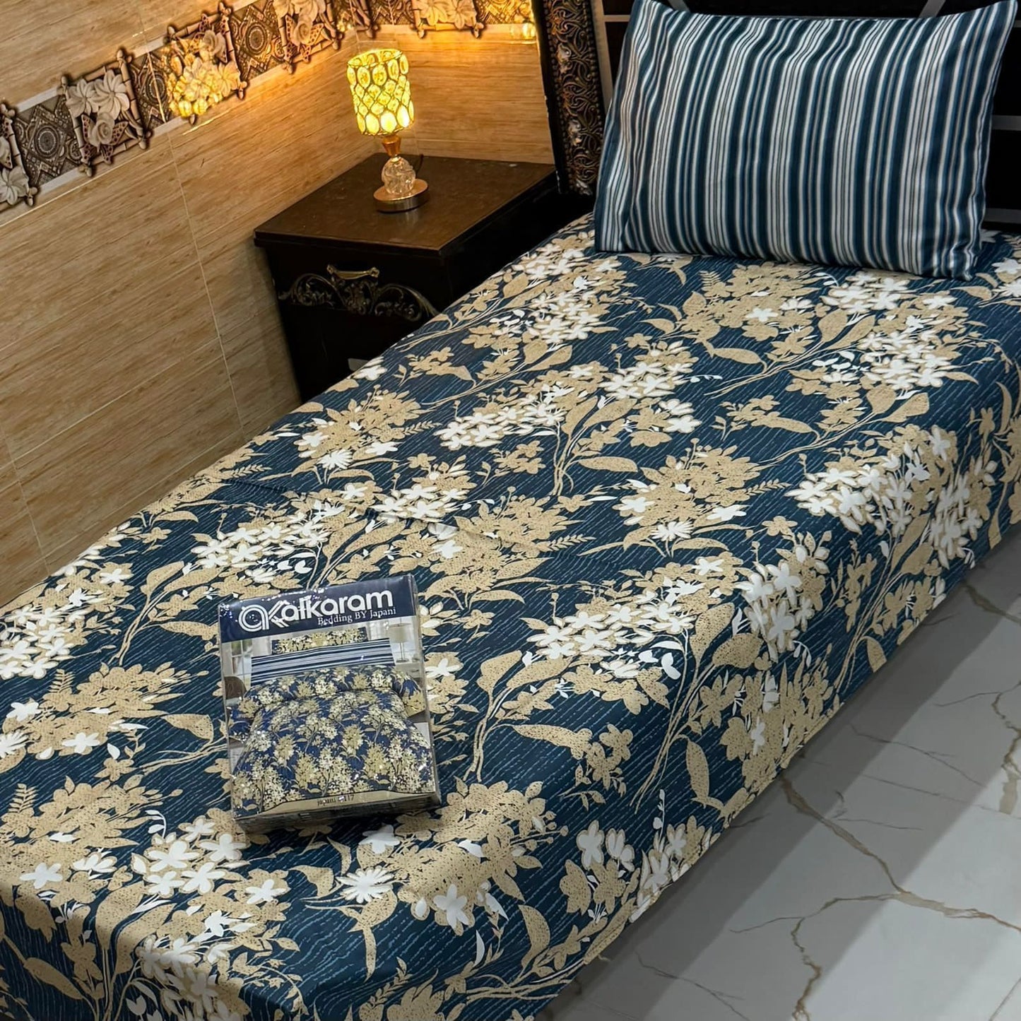4Pc Mix Cotton Single Pair Bedsheets