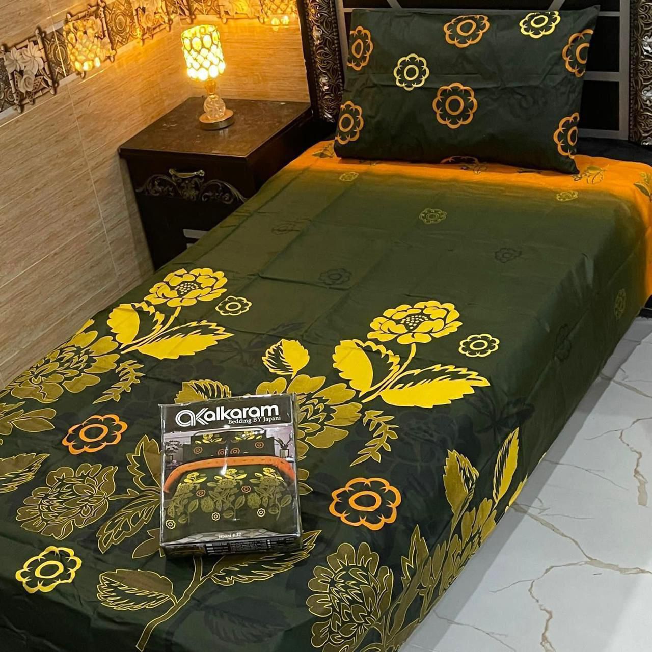 4Pc Mix Cotton Single Pair Bedsheets