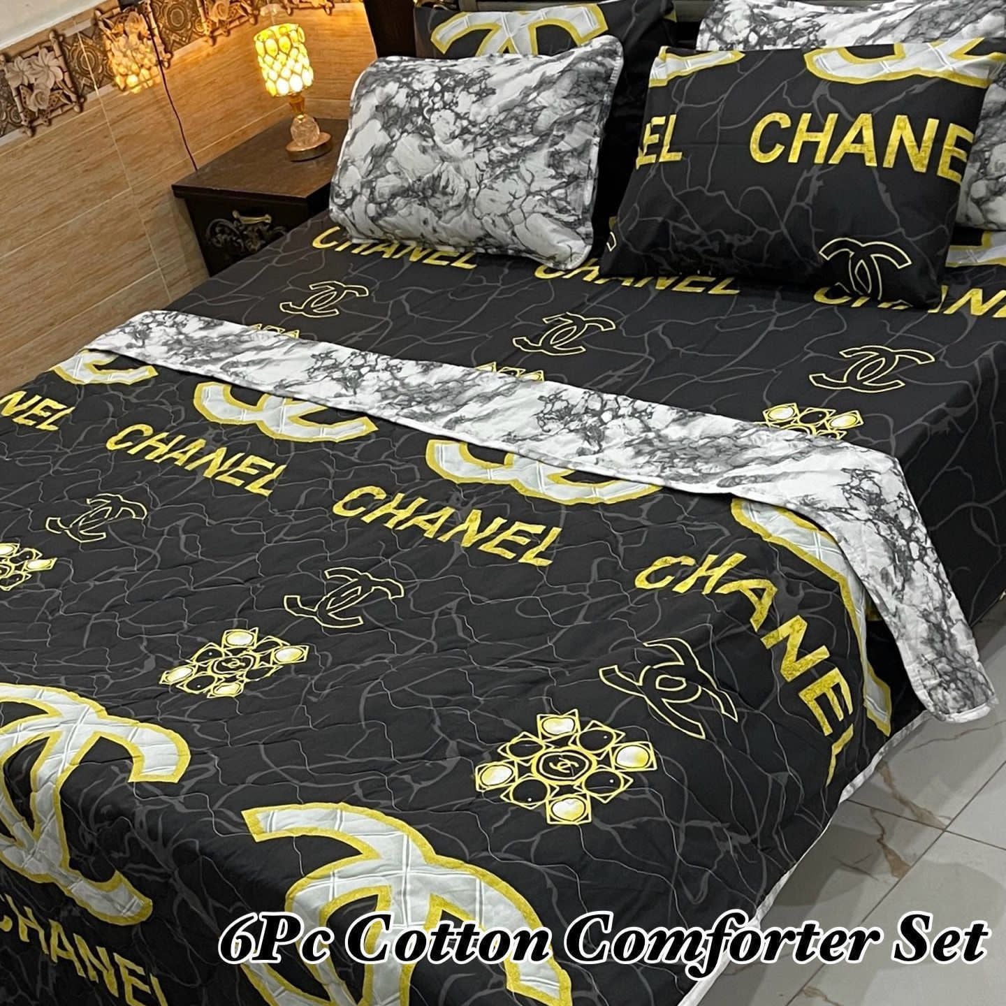 6Pc Cotton Comforter Set