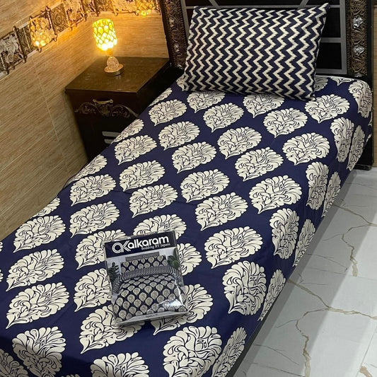 4Pc Mix Cotton Single Pair Bedsheets