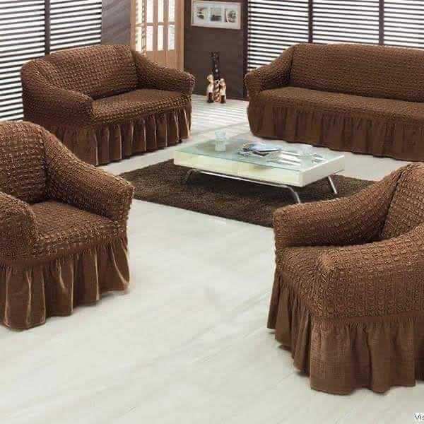 Persian Style BUBBLE Jersey Sofa Cover | 5pc