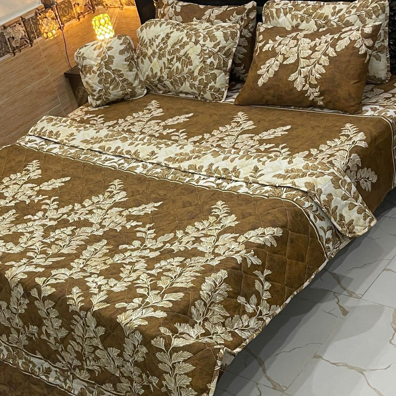 7Pcs Printed Comforter Set